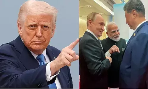 പുടിനെ പാഠം പഠിപ്പിക്കാന്‍ ഇന്ത്യക്കും പണി; ചൈനയ്ക്കും ഇന്ത്യക്കും എതിരെ 100 ശതമാനം താരിഫ് ചുമത്തണമെന്ന് യൂറോപ്യന്‍ യൂണിയനോട് ട്രംപ്; യുക്രെയിന്‍ യുദ്ധത്തിന് ഊര്‍ജ്ജം നല്‍കുന്നത് ഈ രണ്ടുരാജ്യങ്ങളെന്നും കുറ്റപ്പെടുത്തല്‍; മോദി-പുടിന്‍- ഷി ജിന്‍പിംഗ് കൂടിക്കാഴ്ചയ്ക്ക് പിന്നാലെ സമ്മര്‍ദ്ദം ശക്തമാക്കി ട്രംപ്