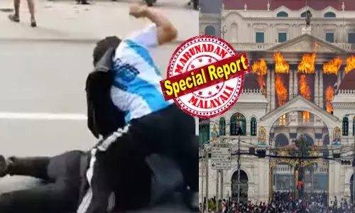 നേപ്പാൾ പാർലമെന്റ് തീവെച്ച ജെൻ സി പിള്ളേരുടെ മധുര പ്രതികാരം; അഴിമതിക്കാരെ അടക്കം അടിച്ചോടിച്ചത് ലോകം അമ്പരപ്പോടെ കണ്ടു; കാര്യങ്ങൾ ഉഷാറായി കഴിഞ്ഞപ്പോൾ വൻ ട്വിസ്റ്റ്; തെരുവിൽ ഇതാ..അടുത്ത പോരാട്ടം; പുതിയ നേതാവിനെച്ചൊല്ലി റോഡിൽ മുട്ടൻ ഇടി; ഇനി രാജ്യത്തെ നയിക്കാൻ ആ റാപ്പർ തന്നെ വരുമോ?