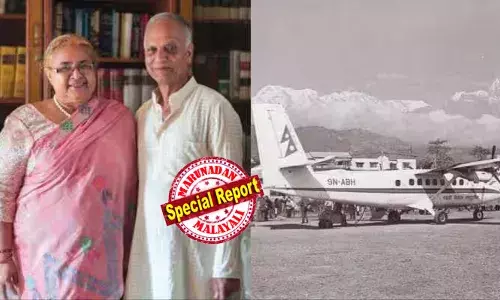 അന്ന് നേപ്പാളിനെ ഞെട്ടിച്ച വിമാനറാഞ്ചിയുടെ ഭാര്യ ഇന്ന് രാജ്യത്തിന്റെ പ്രധാനമന്ത്രി! 19 യാത്രക്കാരുള്ള വിമാനം റാഞ്ചി തട്ടിയത് 30 ലക്ഷം രൂപ; നടപടി രാജഭരണത്തിനെതിരായ സായുധ പോരാട്ടത്തിന് പണം കണ്ടെത്താന്‍; സുശീല കാര്‍ക്കിയുടെ ഭര്‍ത്താവ് ദുര്‍ഗ പ്രസാദ് സുബേദിയും വാര്‍ത്തകളില്‍