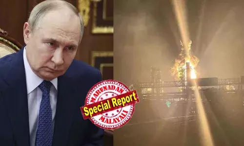 റഷ്യന്‍ എണ്ണ ശുദ്ധീകരണ ശാലയ്ക്കു നേരെ യുക്രൈന്‍ ആക്രമണം; പ്രതിദിനം 3,55,000 ബാരല്‍ ഉദ്പാദിപ്പിക്കുന്ന റിഫൈനറിക്ക് നേര്‍ക്കുണ്ടായ ആക്രമണം റഷ്യയെ സാമ്പത്തികമായി ഉന്നമിട്ട്; റഷ്യന്‍ എണ്ണ വാങ്ങുന്ന ഇന്ത്യക്കും ചൈനക്കുമെതിരെ ഇരട്ടിത്തീരുവയ്ക്ക് യൂറോപ്യന്‍ രാജ്യങ്ങളെ ട്രംപ് പ്രേരിപ്പിക്കവേ യുക്രൈനും കടന്നാക്രമണത്തില്‍; പുടിന്റെ മറുപടി എങ്ങനെയെന്ന ആശങ്കയില്‍ ലോകം