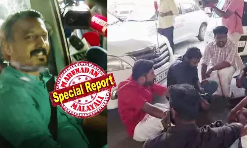 നിയമസഭയ്ക്ക് പുറത്തിറങ്ങിയ രാഹുല്‍ മാങ്കൂട്ടത്തിലിനെ തടഞ്ഞ് എസ്എഫ്ഐക്കാര്‍; പോലീസുകാര്‍ നോക്കി നില്‍ക്കേ കുട്ടിസഖാക്കളുടെ ഭീഷണിയും വെല്ലുവിളിയും; റോഡില്‍ കുത്തിയിരുന്ന് വാഹനം തടയല്‍; ജനാധിപത്യ പ്രതിഷേധത്തെ തടയില്ലെന്ന് രാഹുല്‍; പ്രതിഷേധക്കാരെ അറസ്റ്റു ചെയ്തു നീക്കി പോലീസ്