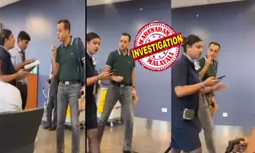 കുട്ടിയല്ലേ..വൃത്തികേട് കാണിച്ചത്...; ഞാൻ കേട്ടല്ലോ നിങ്ങൾ എന്നെ അങ്ങനെ വിളിച്ചത്; കള്ളം പറയല്ലേ..!!; ബെംഗളൂരു എയർപോർട്ടിൽ എത്തിയവരുടെ കാതിൽ പൊന്നീച്ച പറന്നു; എയർലൈൻ ജീവനക്കാരി യാത്രക്കാരനോട് ചെയ്തത്; ദൃശ്യങ്ങൾ വൈറൽ