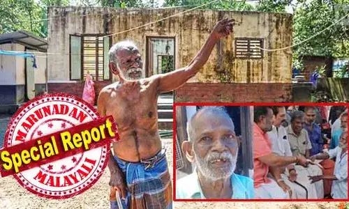 2022-ലെ ജൂണിലെ പേമാരിയിലും കാറ്റിലും തെങ്ങു വീണ് വീടിന്റെ മേല്‍ക്കൂര തകര്‍ന്നു; ചികിത്സ കഴിഞ്ഞ് തിരിച്ചെത്തിയപ്പോള്‍ കിടപ്പാടമില്ല; സിപിഎമ്മിന്റെ ബ്രാഞ്ച് സെക്രട്ടറി ഐഎന്‍ടിയുസിക്കാരനായി; മഞ്ജു വാര്യരുടെ വീട്ടിലെ സെക്യൂരിറ്റി; വില്ലനായത് പ്രകൃതി ക്ഷോഭം; സഹായിക്കാന്‍ മറന്നത് സര്‍ക്കാരും; കൊച്ചുവേലായുധന്റേത് സിസ്റ്റം തിരുത്തേണ്ട ദുരിതം