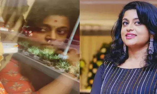 ഞാൻ ബിംബങ്ങളെ സ്നേഹിക്കുന്നു; ലോകഃ സമസ്തഃ സുഖിനോ ഭവന്തു; വിഷാദമായ മുഖത്തോടെ ഇരിക്കുന്ന നടി വീണാ നായർ; വൈറലായി പോസ്റ്റ്