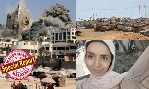 ഗാസയില്‍ ഇസ്രായേല്‍ വ്യോമാക്രണം നടത്തിയത് 850 ലധികം ഇടങ്ങളില്‍; ബോംബ് വര്‍ഷിക്കുമ്പോഴും ഒഴിഞ്ഞു പോകാതെ ഒരു പറ്റം മനുഷ്യരും; മരിക്കാനുള്ള ഊഴത്തിനായി ഞങ്ങള്‍ കാത്തിരിക്കുകയാണ് എന്ന് 18കാരിയായ പലസ്തീന്‍ പെണ്‍കുട്ടി; ഇസ്രായേല്‍ ബോംബാക്രമണം കടുപ്പിച്ചത് നെതന്യാഹു -റൂബിയോ കൂടിക്കാഴ്ച്ചക്ക് പിന്നാലെ