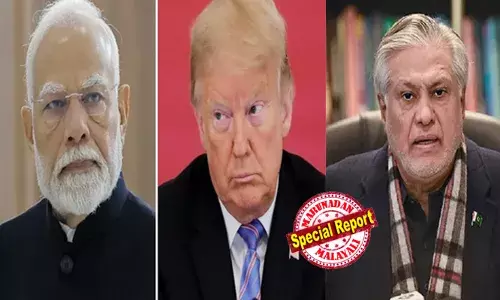 ട്രംപിന്റെ അവകാശവാദം പൊളിച്ച് പാക് വിദേശകാര്യ മന്ത്രിയുടെ അപൂര്‍വമായ തുറന്നുപറച്ചില്‍; വെടിനിര്‍ത്തല്‍ ചര്‍ച്ചകളില്‍ ഇന്ത്യ മൂന്നാം കക്ഷിയുടെ ഇടപെടല്‍ പാടേ തള്ളി; അമേരിക്കയുടെ ഇടപെടലില്‍ തങ്ങള്‍ക്ക് വിരോധമില്ലെങ്കിലും ഇന്ത്യ ഉഭയകക്ഷി വിഷയമായി കാണുന്നുവെന്ന് പാക് വിദേശകാര്യ മന്ത്രി; യാഥാര്‍ഥ്യം ശരിവച്ച് ഇഷാഖ് ധര്‍