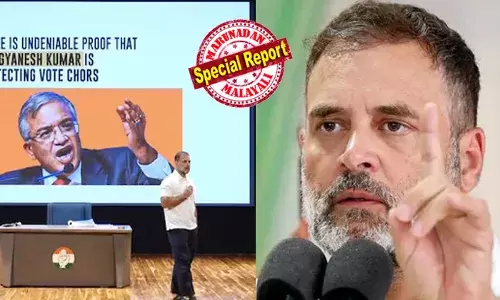 കോണ്‍ഗ്രസ് അനുകൂല വോട്ടുകള്‍ വ്യാജ ലോഗിന്‍ ഉപയോഗിച്ച് ആസൂത്രിതമായി നീക്കി;  വോട്ടുകൊള്ളയ്ക്ക് സഹായിക്കുന്നത് തിരഞ്ഞെടുപ്പു കമ്മീഷന്‍; കര്‍ണാടകയിലെ അലന്ദ് നിയമസഭാ മണ്ഡലത്തിലെ ആറായിരം വോട്ടുകള്‍ നീക്കി; മുഖ്യ തിരഞ്ഞെടുപ്പു കമ്മിഷണര്‍ ഗ്യാനേഷ് കുമാറിനെ ലക്ഷ്യമിട്ട് രാഹുല്‍ ഗാന്ധി
