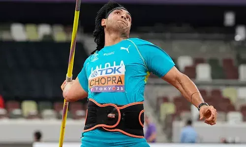 ലോക അത്‍ലറ്റിക്സ് ചാംപ്യൻഷിപ്പിൽ നീരജിന് നിരാശ; അഞ്ചാം ത്രോയും ഫൗൾ; ജാവലിൻ ത്രോ ഫൈനലിൽ നിന്ന് പുറത്ത്; മികച്ച പ്രകടനവുമായി സച്ചിൻ യാദവ്; ട്രിനിഡാഡ് ടുബാഗോ താരം കെഷോൺ വാൽകോട്ട് ഒന്നാം സ്ഥാനത്ത്; പാക്കിസ്ഥാൻ താരം അർഷാദ് നദീമും പുറത്ത്