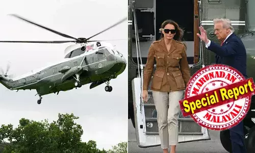 ബ്രിട്ടീഷ് സന്ദര്‍ശനം പൂര്‍ത്തിയാക്കി മടങ്ങവേ ട്രംപും മെലാനിയയും സഞ്ചരിച്ച ഹെലികോപ്ടറിന് സാങ്കേതിക തകരാര്‍; ഹെലികോപ്റ്റര്‍ അടിയന്തരമായി സമീപത്തെ എയര്‍ഫീല്‍ഡില്‍ ഇറക്കി പൈലറ്റ്;  സ്റ്റാന്‍സ്റ്റഡ് വിമാനത്താവളത്തിലേക്ക് പോകവേ ഹൈഡ്രോളിക് സംവിധാനത്തിലെ തകരാര്‍ ഉണ്ടായത് മറീന്‍ വണ്‍ ഹെലികോപ്റ്ററിന്