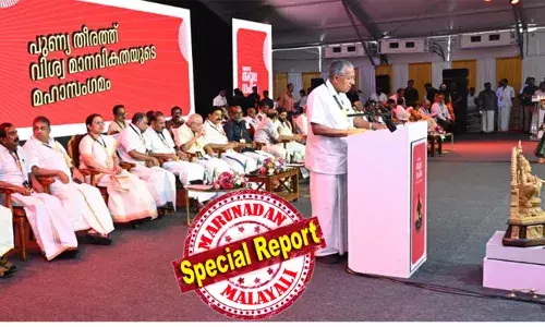 തീര്‍ത്ഥാടകര്‍ക്ക് എന്താണ് വേണ്ടത് എന്നത് സര്‍ക്കാരോ ദേവസ്വം ബോര്‍ഡോ ഏകപക്ഷീയമായി സങ്കല്‍പിച്ച് നടപ്പിലാക്കുകയല്ല വേണ്ടത്; ഭക്തി കേവലം ഒരു പരിവേഷമായി അണിയുന്നവര്‍ക്കു പ്രത്യേക അജണ്ടയുണ്ടാവാം; യഥാര്‍ത്ഥ ഭക്തരെ തിരിച്ചറിയാന്‍ വിഷമമില്ലെന്ന് ഉപനിഷത്തുകള്‍  നിര്‍വചിച്ചു കൊണ്ട് പിണറായി വിജയന്‍