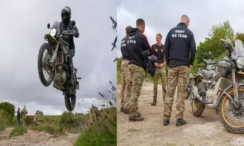 ഇനി ആ എൻഫീൽഡ് മോഡലിന്റെ കാത് മുഴങ്ങും ശബ്ദം ലണ്ടനിലും കേൾക്കാം; ബ്രിട്ടീഷ് ആർമിയുടെ സാഹസിക യാത്രയ്ക്ക് മല കയറാൻ കൊമ്പനും കൈകോർക്കുന്നു; പറക്കുന്നത് 450സിസി ബൈക്കുകൾ