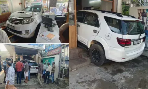 ഇവന്മാർ റോഡിലിറങ്ങിയാൽ മുടിഞ്ഞ ഈഗോ പ്രോബ്ലമാണ്..; മര്യാദക്ക് ഒതുങ്ങി കിടന്ന ഫോർച്യൂണർ; ഒരൊറ്റ മിനിറ്റുകൊണ്ട് കുതിച്ചെത്തിയ ഇന്നോവ കടയ്ക്കുള്ളിലേക്ക് ഇടിച്ചുകയറ്റി; ഒടുവിൽ സംഭവിച്ചത്