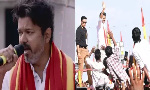 എന്നാടാ ഇത്..ഇതെല്ലാം റൊമ്പ ഓവർ; ആദ്യം പരീക്ഷ എഴുതി മാർക്ക് കിട്ടിയിട്ട് കാണാം..; ടിവികെ പ്രസിഡന്റ് വിജയ്‌യെ രൂക്ഷമായി പരിഹസിച്ച് എഐഎഡിഎംകെ