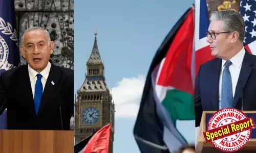 ഒക്ടോബര്‍ 7-ലെ കൂട്ടക്കൊലയുടെ പ്രതിഫലമെന്ന് ഹമാസ് നേതാക്കള്‍ തന്നെ പരസ്യമായി സമ്മതിക്കുന്നു;  യുകെയില്‍ പ്രവര്‍ത്തിക്കുന്ന മുസ്ലീം ബ്രദര്‍ഹുഡ് ഇതിനെല്ലാം ധൈര്യപ്പെടുന്നു;   പലസ്തീനെ ബ്രിട്ടന്‍ സ്വതന്ത്ര രാജ്യമായി അംഗീകരിച്ചതിനെ വിമര്‍ശിച്ച് ഇസ്രയേല്‍;  പരിഹാരം രണ്ട് രാഷ്ട്രമെന്ന് കെയ്ര്‍ സ്റ്റാര്‍മര്‍;  യോജിക്കുന്നില്ലെന്ന് ട്രംപ്