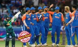 ഇന്ത്യക്കാരെ കാണുമ്പോള് മുട്ടിടി മാറ്റാന് സൈക്കോളജിസ്റ്റിനെ നിയമിച്ചിട്ടും കാര്യമില്ല; ഫിഫ്റ്റി അടിച്ചതിനു പിന്നാലെ ബാറ്റുകൊണ്ട് വെടിവച്ച് പാക്ക് താരത്തിന്റെ ആഘോഷമെല്ലാം അഭിഷേകിന്റെ മിസൈല് മറുപടിയില് ആവിയായി; പാക്കിസ്ഥാന് ഇന്ത്യക്കൊരു എതിരാളികളേ അല്ലെന്ന് ആവര്ത്തിച്ച് ഓര്മ്മിപ്പിച്ചു സൂര്യയും സംഘവും ഇന്ത്യക്കാരെ കാണുമ്പോള് മുട്ടിടി മാറ്റാന് സൈക്കോളജിസ്റ്റിനെ നിയമിച്ചിട്ടും കാര്യമില്ല; ഫിഫ്റ്റി അടിച്ചതിനു പിന്നാലെ ബാറ്റുകൊണ്ട് വെടിവച്ച് പാക്ക് താരത്തിന്റെ ആഘോഷമെല്ലാം അഭിഷേകിന്റെ മിസൈല് മറുപടിയില് ആവിയായി; പാക്കിസ്ഥാന് ഇന്ത്യക്കൊരു എതിരാളികളേ അല്ലെന്ന് ആവര്ത്തിച്ച് ഓര്മ്മിപ്പിച്ചു സൂര്യയും സംഘവും