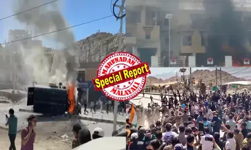 ലഡാക്കില്‍ പ്രതിഷേധം ആളിക്കത്തുന്നു;  സംസ്ഥാന പദവി ആവശ്യപ്പെട്ടുള്ള പ്രതിഷേധം അക്രമാസക്തമായി; പൊലീസുമായി പ്രക്ഷോഭകര്‍ ഏറ്റുമുട്ടി;  നാല് പേര്‍ കൊല്ലപ്പെട്ടു;  70 ലേറെ പേര്‍ക്ക് പരിക്ക്;  ലാത്തിച്ചാര്‍ജും കണ്ണീര്‍ വാതകവും പ്രയോഗിച്ചു;  സോനം വാങ്ചുക് നിരാഹാര സമരത്തില്‍ നിന്നും പിന്മാറി;  പ്രക്ഷോഭങ്ങള്‍ക്കും കൂട്ടം കൂടുന്നതിനും നിരോധനം ഏര്‍പ്പെടുത്തി കേന്ദ്രസര്‍ക്കാര്‍