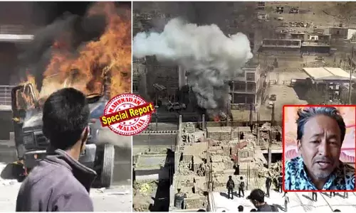 ലഡാക്കില്‍ ബുധനാഴ്ച അരങ്ങേറിയത് ജെന്‍സി പ്രക്ഷോഭമോ? നിരാഹാര സമരവുമായി ഗാന്ധിയന്‍ സമരമുറയില്‍ നീങ്ങിയ യുവാക്കള്‍ പൊടുന്നനെ അക്രമത്തിന് തിരികൊളുത്തിയത് എങ്ങനെ? കോണ്‍ഗ്രസിനെയും രാഹുല്‍ ഗാന്ധിയെയും പഴിച്ച് ബിജെപി; ആരാണ് പ്രക്ഷോഭത്തിന് പിന്നില്‍? പിന്നിലെ കാരണങ്ങള്‍ ഇങ്ങനെ