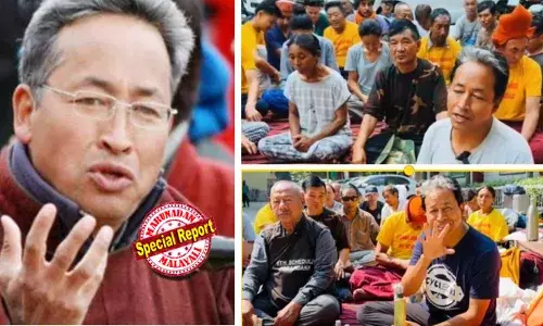 ഒറ്റ രാത്രികൊണ്ട് സോനം വാങ്ചൂക്ക് അര്‍ബന്‍ നക്സലൈറ്റും, ചൈനീസ് അനുകൂലിയും, രാജ്യദ്രോഹിയുമായി; വാങ്ചുക്കിന്റെ എന്‍ജിഒയുടെ എഫ് സി ആര്‍ എ ലൈസന്‍സ് റദ്ദാക്കി ആഭ്യന്ത്ര മന്ത്രാലയം; ലഡാക്ക് സംഘര്‍ഷത്തിന് പിന്നില്‍ ഗൂഢാലോചന സംശയിച്ച് കേന്ദ്രസര്‍ക്കാര്‍; സംഘര്‍ഷം ശക്തമായപ്പോള്‍ വാങ്ചുക് നിരാഹാരം അവസാനിപ്പിച്ചതിലും സന്ദേഹം