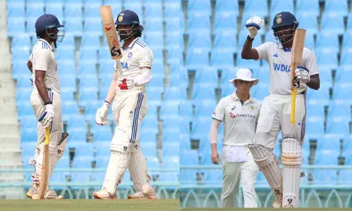 റിട്ടയര്‍ഡ് ഹര്‍ട്ടില്‍നിന്ന് ക്ലാസിക് സെഞ്ചറിയുമായി കെ എല്‍ രാഹുല്‍;   മൂന്നക്കം കടന്ന് സായ് സുദര്‍ശനും;  ഓസീസിന്റെ റണ്‍മല അനായാസം മറികടന്നു;  രണ്ട് ടെസ്റ്റുകളുടെ പരമ്പര സ്വന്തമാക്കി ഇന്ത്യ എ ടീം