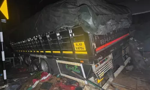 ചുരം കയറുന്നതിനിടെ ഭാരത് ബെൻസ് ലോറിയുടെ ബ്രേക്ക് നഷ്ടമായി; തട്ടുകടകളില്‍ ഇടിച്ചു നിന്നത് കൊണ്ട് വൻ ദുരന്തം ഒഴിവായി; ഡ്രൈവര്‍ക്ക് പരിക്ക്