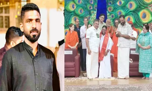 വല്യ ഡെക്കറേഷന്‍ ഒന്നും വേണ്ട, സുധാമണി: 72ാം പിറന്നാളിന് മാതാ അമൃതാനന്ദമയിയെ സര്‍ക്കാര്‍ ആദരിച്ചതിനെ വിമര്‍ശിച്ച് പി ജയരാജന്റെ മകന്‍ ജെയ്ന്‍ രാജിന്റെ പോസ്റ്റ്; അനുകൂലിച്ചും എതിര്‍ത്തും സോഷ്യല്‍ മീഡിയയില്‍ കമന്റുകള്‍