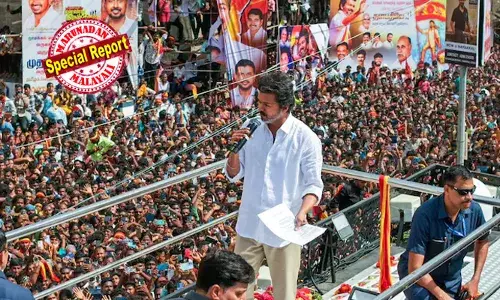 എന്റെ ഹൃദയം തകര്‍ന്നുപോയി; വിവരിക്കാനാവാത്ത വേദനയും ദു:ഖവും തോന്നുന്നു; കരൂര്‍ ദുരന്തത്തില്‍ അനുശോചനം രേഖപ്പെടുത്തി ഇതാദ്യമായി പ്രതികരിച്ച് വിജയ്; ഒന്നും മിണ്ടാതെ നഗരം വിട്ട ടിവികെ നേതാവിന് എതിരെ വിമര്‍ശനം; അറസ്റ്റ് ചെയ്യണമെന്ന് കോണ്‍ഗ്രസും ഡിഎംകെയും