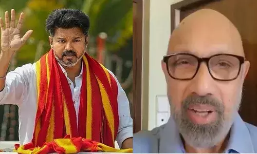 ഛെ.. തെറ്റ് ചെയ്തവർ അത് തിരുത്താൻ ശ്രമിക്കണം,  ഭാവിയിൽ ആവർത്തിക്കാതിരിക്കാൻ ശ്രദ്ധിക്കണം; കരൂരിലുണ്ടായ ദുരന്തത്തിൽ വിജയ്‌യെ വിമർശിച്ച് സത്യരാജ്