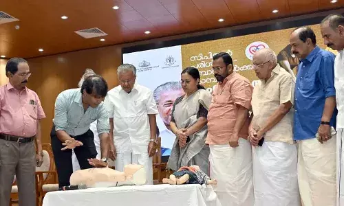 ആരോഗ്യവകുപ്പിന്റെ ഹൃദയസ്തംഭന പ്രഥമ ശുശ്രൂഷാ പരിശീലന ബോധവല്‍ക്കരണ ക്യാമ്പയിന്‍ ഹൃദയപൂര്‍വം: ആദ്യദിനം പരിശീലനം നേടിയത് 15,616 പേര്‍