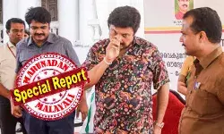 കൊട്ടാരത്തിന്റെ മുന്നിലെ ടൈലുകള് കേടാകുമെന്ന് പറഞ്ഞ് ടൂറിസം പാര; നിശാഗന്ധിക്ക് മുന്നിലേക്ക് ചടങ്ങ് മാറ്റിയപ്പോള് കളര് കുറഞ്ഞു; എത്തിയ പല ഉദ്യോഗസ്ഥരും എസിയിട്ട് വാഹനത്തില് ഇരുന്നു; ധനമന്ത്രിയോട് കേണപേക്ഷിച്ച് ഗതാഗതമന്ത്രി വാങ്ങിയ 52 വാഹനങ്ങളോട് ആര്ടിഒയിലുള്ളവര് നീതി പുലര്ത്തിയില്ല; ആളില്ലാ കസേരകള് അനുവദിക്കില്ല; അസി.ട്രാന്സ്പോര്ട്ട് കമ്മീഷണര്ക്ക് കാരണം കാണിക്കല് നോട്ടീസ്; ഗണേശന് കലിപ്പില് കൊട്ടാരത്തിന്റെ മുന്നിലെ ടൈലുകള് കേടാകുമെന്ന് പറഞ്ഞ് ടൂറിസം പാര; നിശാഗന്ധിക്ക് മുന്നിലേക്ക് ചടങ്ങ് മാറ്റിയപ്പോള് കളര് കുറഞ്ഞു; എത്തിയ പല ഉദ്യോഗസ്ഥരും എസിയിട്ട് വാഹനത്തില് ഇരുന്നു; ധനമന്ത്രിയോട് കേണപേക്ഷിച്ച് ഗതാഗതമന്ത്രി വാങ്ങിയ 52 വാഹനങ്ങളോട് ആര്ടിഒയിലുള്ളവര് നീതി പുലര്ത്തിയില്ല; ആളില്ലാ കസേരകള് അനുവദിക്കില്ല; അസി.ട്രാന്സ്പോര്ട്ട് കമ്മീഷണര്ക്ക് കാരണം കാണിക്കല് നോട്ടീസ്; ഗണേശന് കലിപ്പില്