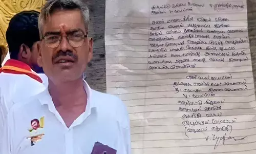 പോലിസ് പരിപാടിക്ക് ആവശ്യമായ സുരക്ഷ ഒരുക്കിയില്ല; എല്ലാത്തിനും കാരണം സെന്തില്‍ ബാലാജി: കടുത്ത മാനസിക വിഷമം മൂലം ടിവികെ വില്ലുപുരം ബ്രാഞ്ച് സെക്രട്ടറി ജീവനൊടുക്കി