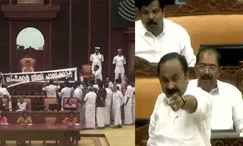 ഇതിവിടെ പറയുന്നത് എന്തിന്? പ്രതിപക്ഷം ഉന്നയിച്ച വിഷയം പ്രാധാന്യം ഇല്ലാത്തതെന്ന് സ്പീക്കര്‍; രാഹുല്‍ ഗാന്ധിയുടെ നെഞ്ചിലേക്ക് വെടിയുതിര്‍ക്കും എന്ന് ബിജെപി നേതാവ് ഭീഷണി മുഴക്കിയ കേസെന്നും സര്‍ക്കാരിന് ബിജെപിയെ ഭയമെന്നും പ്രതിപക്ഷ നേതാവ്; അടിയന്തര പ്രമേയത്തിന് അനുമതി നിഷേധിച്ചതോടെ ബഹളം; സഭ പിരിഞ്ഞു