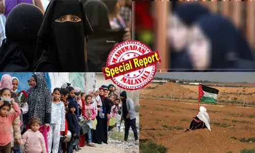 കുടിവെള്ളവും ഭക്ഷണവും ജോലിയും തരാമെന്ന് മോഹിപ്പിക്കും; പകരം ചോദിക്കുന്നത് സെക്‌സ്; ജോലിക്ക് കരാര്‍ ഒപ്പിടാമെന്ന് വാഗ്ദാനം ചെയ്ത് ഒറ്റപ്പെട്ട അപ്പാര്‍ട്ട്‌മെന്റില്‍ കൊണ്ടുപോയി ചൂഷണം; രാത്രി നിരന്തരം ഫോണ്‍ കോളും സെക്‌സ്റ്റിങ്ങും നഗ്ന ഫോട്ടോ ചോദിക്കലും; യുദ്ധം കൊണ്ട് പൊറുതി മുട്ടിയ ഗസ്സയിലെ സ്ത്രീകള്‍ പറയുന്ന ഞെട്ടിക്കുന്ന അനുഭവകഥകള്‍; എ പിയുടെ റിപ്പോര്‍ട്ട്