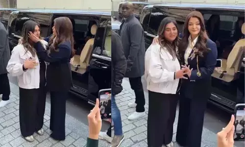 പാരീസിലെത്തിയ ഐശ്വര്യയെക്കണ്ട് കണ്ണീരടക്കാനാകാതെ ആരാധിക; കണ്ണീരൊപ്പി ചേര്‍ത്തുപിടിച്ച് നടി