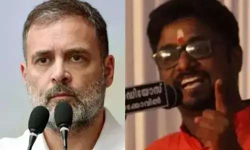 ചാനല്‍ ചര്‍ച്ചയ്ക്കിടെ രാഹുല്‍ ഗാന്ധിക്ക് വധഭീഷണി; ബിജെപി നേതാവ് പ്രിന്റു മഹാദേവ് പൊലീസ് സ്റ്റേഷനില്‍ ഹാജരായി;  ഹിംസയെ പ്രോത്സാഹിപ്പിക്കുന്ന ആളല്ലെന്ന് പ്രിന്റു മാധ്യമങ്ങളോട്