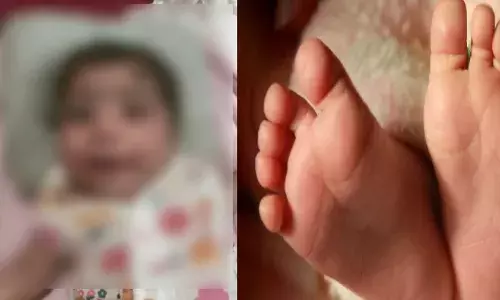 രാത്രി അമ്മയുടെ അടുത്ത് കിടന്ന് ഉറങ്ങി; രാവിലെ നോക്കുമ്പോൾ അനക്കമില്ല; കുന്നംകുളത്ത് മൂന്ന് മാസം പ്രായമുള്ള പെൺകുഞ്ഞിന് ദാരുണാന്ത്യം; തൊണ്ടയിൽ പാൽ കുരുങ്ങിയെന്ന് സംശയം; വേദനയോടെ കുടുംബം