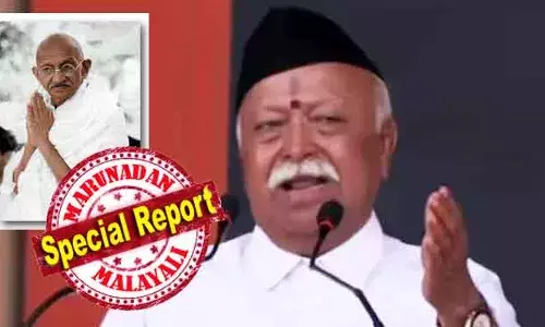 മഹാത്മാ ഗാന്ധിയും ലാല്‍ ബഹദൂര്‍ ശാസ്ത്രിയും കുംഭമേളയും പഹല്‍ഗാമും ഓപ്പറേഷന്‍ സിന്ദൂറും; ശബാതാബ്ദി വാര്‍ഷിക ദിനത്തില്‍ ആര്‍ എസ് എസ് സംഘചാലക് ഉയര്‍ത്തിക്കാട്ടുന്നത് ഈ ഘടകങ്ങളെ; ഗാന്ധിജി സ്വാതന്ത്ര്യാനന്തര ഭാരതം വിഭാവനം ചെയ്തവരില്‍ പ്രധാനിയെന്ന് മോഹന്‍ഭാഗവത്; രാഷ്ട്രപിതാവും ആര്‍ എസ് എസ് ചര്‍ച്ചകളില്‍