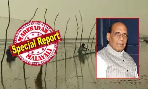 റാന്‍ ഓഫ് കച്ചിലെ ചതുപ്പു നിലങ്ങളിലൂടെ അറബിക്കടലിലേക്ക് തുറക്കുന്ന 96 കിലോമീറ്റര്‍ നീളമുള്ള ഇടുങ്ങിയ ജലപാത; ഗുജറാത്തിലെ അതിര്‍ത്തിയില്‍ പാക്കിസ്ഥാന്റെ ഭീഷണി മുന്നൊരുക്കം; താക്കീതുമായി പ്രതിരോധമന്ത്രി; 1965ല്‍ ഇന്ത്യന്‍ സൈന്യം കറാച്ചിയില്‍ എത്തിയത് ഓര്‍മിപ്പിച്ച് രാജ്‌നാഥ് സിംഗ്; സമാധാനം കൂടുതല്‍ അകലെയാകുമ്പോള്‍