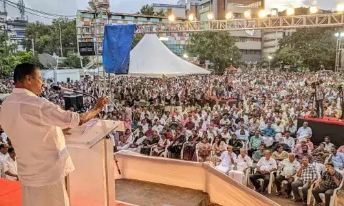 പലസ്തീനില്‍ ഇസ്രയേല്‍ നടത്തുന്ന വംശഹത്യക്ക് മൗനാനുവാദം നല്‍കുന്ന നിലപാട് ഇന്ത്യ തിരുത്തണം; ഫലസ്തീന്‍ ഐക്യദാര്‍ഢ്യ സദസ്സില്‍ എം വി ഗോവിന്ദന്‍