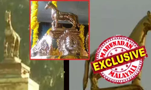 സ്വര്‍ണ്ണം പൂശിയ പുതിയ കൊടിമരം സ്ഥാപിക്കുന്നതിന് മുമ്പുണ്ടായിരുന്ന കൊടിമരത്തില്‍ ഉണ്ടായിരുന്നത് വെള്ളിയിലെ വാജി വാഹനം! പുതിയ കൊടിമരം വന്നപ്പോള്‍ പഴയ വാജി ഫീനിക്‌സ് പക്ഷിയെ പോലെ ഉയര്‍ന്ന് പറന്ന് ഹൈദരാബാദില്‍ എത്തി; വിശ്വാസികള്‍ പൊന്നും വിലയ്ക്ക് സ്വന്തമാക്കുന്ന ആ കുതിര ഇപ്പോഴെവിടെ? ശബരിമലയിലെ മറ്റൊരു വിഐപി മോഷണം ഇങ്ങനെ