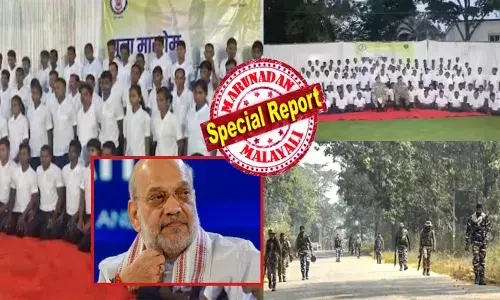 സ്റ്റേഷനിലേക്ക് ഇരച്ചെത്തിയവരെ കണ്ട് പോലീസുകാർ പതറി; മുഖത്ത് ഒട്ടും ഭയമില്ലാതെ തോക്കുമേന്തി കുറേപേർ; നട മുഴുവൻ ലക്ഷങ്ങളുടെ തിളക്കം; ഒരു ദിവസം കൊണ്ട് ഛത്തീസ്​ഗഡിൽ ആയുധം താഴെ വെച്ച് കീഴടങ്ങിയത് നൂറിലധികം മാവോയിസ്റ്റുകൾ; ഇത് ചരിത്ര നിമിഷമെന്ന് സർക്കാർ; പ്രദേശം നാളെ അമിത് ഷാ സന്ദർശിക്കും