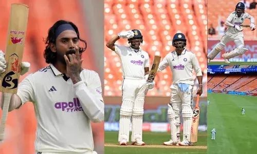 ഒന്നാം ദിനം വിക്കറ്റുമഴ; രണ്ടാം ദിനം ട്രിപ്പിള്‍ സെഞ്ചുറി; കെ എല്‍ രാഹുലിന് പിന്നാലെ മൂന്നക്കം പിന്നിട്ട് ധ്രുവ് ജുറേലും രവീന്ദ്ര ജഡേജയും; ഒഴിഞ്ഞ ഗാലറിയെ സാക്ഷിയാക്കി മിന്നും പ്രകടനം;  വിന്‍ഡീസിനെ പഞ്ഞിക്കിട്ട് ഇന്ത്യ കൂറ്റന്‍ ലീഡിലേക്ക് കുതിക്കുമ്പോഴും നാണക്കേടില്‍ ബിസിസിഐ