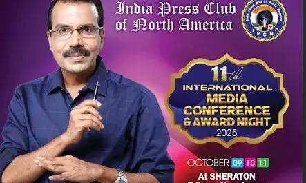 ഇന്ത്യാ പ്രസ് ക്ലബ് അന്താരാഷ്ട്ര മാധ്യമ സമ്മേളനത്തില്‍ ജോണി ലൂക്കോസ്: മുന്‍ മാധ്യമശ്രീ അവാര്‍ഡ് ജേതാവ്