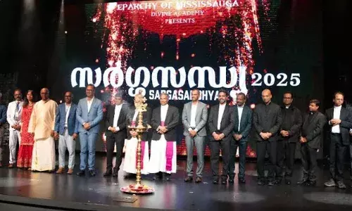 സീറോ മലബാര് മിസ്സിസ്സാഗാ രൂപതയുടെ പത്താം വര്ഷത്തോടനുബന്ധിച്ചു നടത്തിയ സര്ഗസന്ധ്യ 2025 ഗംഭീര വിജയം സീറോ മലബാര് മിസ്സിസ്സാഗാ രൂപതയുടെ പത്താം വര്ഷത്തോടനുബന്ധിച്ചു നടത്തിയ സര്ഗസന്ധ്യ 2025 ഗംഭീര വിജയം