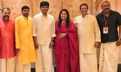 അയ്യപ്പപൂജയോടെ പ്രവര്‍ത്തനാരംഭം കുറിക്കുന്ന കെ.എച്ച്.എന്‍.എ. നവ നേതൃത്വം