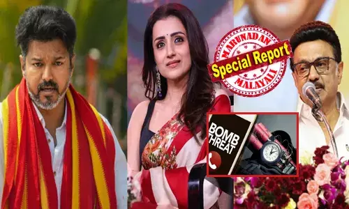 രാവിലെ ഡിജിപിയുടെ ഇമെയില്‍ വിലാസത്തിലെത്തിയ സന്ദേശം; നിമിഷ നേരം കൊണ്ട് പോലീസുകാർക്ക് അലർട്ട് കോൾ; വിജയ്‌യുടെയും തൃഷയുടെയും സ്റ്റാലിന്റെയും വീടുകൾ വളഞ്ഞ് ബോംബ് സ്‌ക്വാഡ്; കരൂർ ദുരന്തത്തിന് പിന്നാലെ തമിഴക രാഷ്ട്രീയത്തിൽ നടക്കുന്നത് വിചിത്രമായ സംഭവങ്ങൾ; ആ വ്യാജ ഭീഷണികൾക്ക് പിന്നിൽ ആരെന്ന ചോദ്യത്തിന് ഉത്തരമില്ല; അടിമുടി ദുരൂഹത