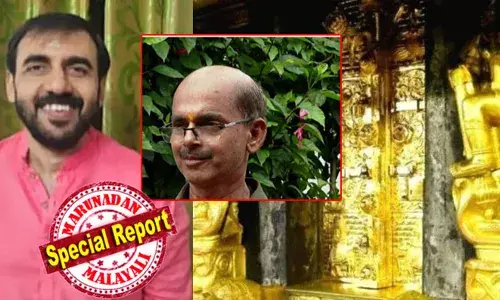 വിജയ് മല്യയുടെ യുബി ഗ്രൂപ്പ് ദ്വാരപാലക ശില്‍പ്പം പൊതിഞ്ഞത് ഇളക്കിമാറ്റാവുന്ന സ്വര്‍ണ തകിടില്‍; ഒരു തവണ ശില്‍പ്പങ്ങള്‍ക്ക് മുകളില്‍ ചോര്‍ച്ച വന്നപ്പോള്‍ ഇളക്കി പണികള്‍ നടത്തിയിരുന്നു; കൊടിമരത്തിലാണ് സ്വര്‍ണം പൂശിയത്; വെളിപ്പെടുത്തലുമായി മാധ്യമപ്രവര്‍ത്തകന്‍ വേണു മാധവന്‍