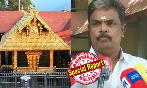 ശബരിമല സ്വര്‍ണപ്പാളി വിവാദത്തില്‍ ആദ്യ നടപടി; 2019ല്‍ വിജയ് മല്യ നല്‍കിയ സ്വര്‍ണം ചെമ്പാണെന്ന് റിപ്പോര്‍ട്ട് നല്‍കിയ മുരാരി ബാബുവിന് സസ്‌പെന്‍ഷന്‍; ഉണ്ണികൃഷ്ണന്‍ പോറ്റിയുടെ കൈയില്‍ സ്വര്‍ണപ്പാളികൊടുത്തു വിട്ടതും മുരാരിബാബു; ദ്വാരപാലകരിലും കട്ടിളയിലും നേരിയ തോതിലാണ് സ്വര്‍ണം പൂശിയത്; അതുകൊണ്ടാണ് ചെമ്പ് തെളിഞ്ഞതെന്ന് ബാബു