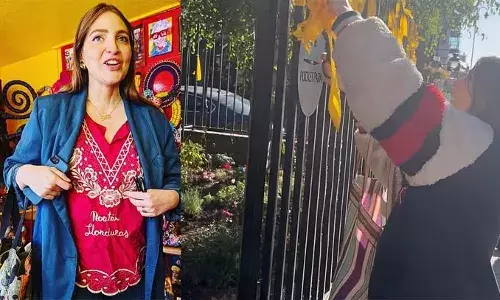 തടവിലാക്കപ്പെട്ട ഇസ്രയേലികളുടെ ഓര്‍മക്കായുള്ള റിബണ്‍ മുറിച്ചെടുത്തത് ഫലസ്തീനിയന്‍ നടന്റെ ഭാര്യ; യഹോം പ്രദര്‍ശിപ്പിച്ചത് കടുത്ത യഹൂദ വിരുദ്ധത