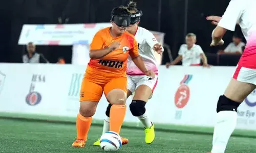 വനിതാ ബ്ലൈൻഡ് ഫുട്ബോൾ ലോകകപ്പ്; സെമി സാധ്യത നിലനിർത്തി ഇന്ത്യ; പോളണ്ടിനെ പരാജയപ്പെടുത്തിയത് എതിരില്ലാത്ത രണ്ട് ഗോളുകൾക്ക്