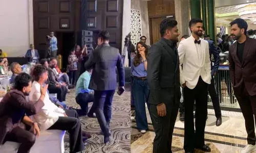 സഞ്ജുവിന്റെ നടത്തം അനുകരിച്ച് രോഹിത് ശര്‍മ;  ചിരിയടക്കാനാവാതെ  ശ്രേയസ് അയ്യര്‍; വീഡിയോ സാമൂഹികമാധ്യമങ്ങളില്‍ വൈറലാകുന്നു